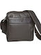 Leder Herrentasche Schulter / Crossbody Braun