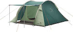 Easy Camp Cyrus 300 Camping Tent Tunnel Green with Double Cloth 3 Seasons for 3 People 240x230x120cm