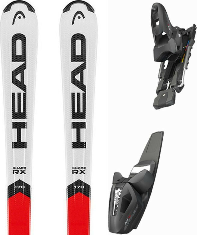 Head Shape RX R Unisex Πέδιλα Σκι σε Λευκό Χρώμα με Δέστρες SR 10