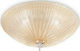 Ideal Lux Shell Plafonieră de Tavan 50buc Galben Miere cu Soclu E27