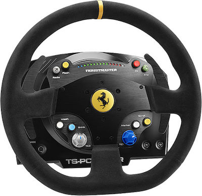 Thrustmaster TS-PC Racer 488 Ferrari Challenge Edition Steering Wheel for Mac / PC with 1080° Rotation