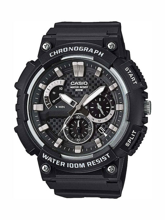 Casio Herrenuhr 53.5mm Chronograph Batterie mit...
