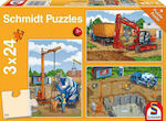 Puzzle pentru Copii Εργοτάξιο pentru 3++ Ani 24buc Schmidt Spiele