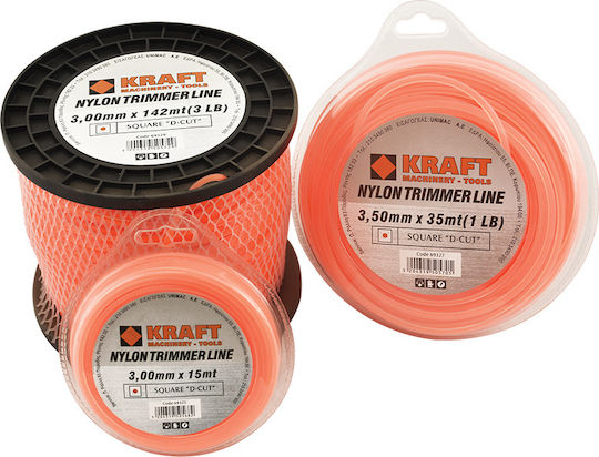 Kraft D-Cut Μεσινέζα Τετράγωνη Μήκους 27m και Πάχους 4mm