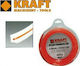 Kraft D-Cut Μεσινέζα Τετράγωνη Στριφτή Μήκους 15m και Πάχους 3mm