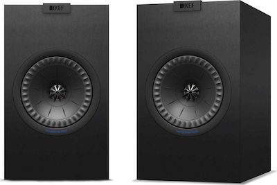 Kef Q150 Ζεύγος Ηχείων Hi-Fi Βιβλιοθήκης 100W 2 Δρόμων Π18xΒ27.8xΥ30.3εκ. Μαύρο