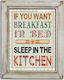 Zaros Wooden Wall Sign Kitchen 39x5x48cm