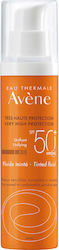 Avene Solaire Fluide Teintee Waterproof Sunscreen Cream Face SPF50 with Color 50ml