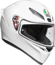 AGV K1 Solid Full Face Helmet DOT / ECE 22.05 1500gr WHITE 200281A4I0001