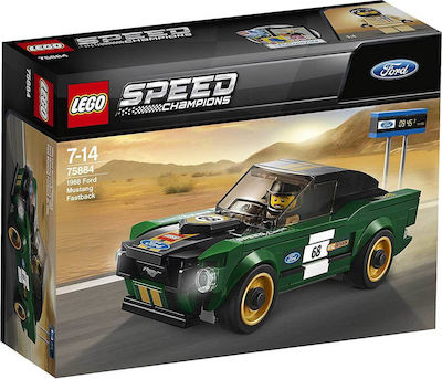 Lego Speed Champions 1968 Ford Mustang Fastback for 7 - 14 Years Old