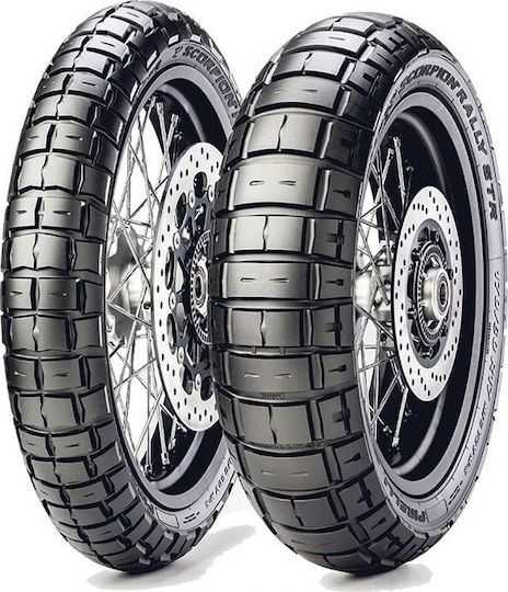 Pirelli Scorpion Rally STR 130/80R17 65V Tubeless / TT On-Off Λάστιχο Μοτοσυκλέτας Πίσω