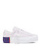 One Star Tri-Block Flatforms Sneakers Barely Grape / Rush Coral / White