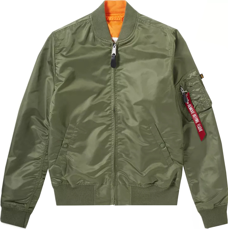 Alpha Industries MA-1 VF LW Usaf Jacket Bomber Green 186103-01