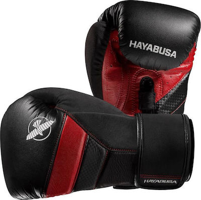 Hayabusa T3 Synthetic Leather Boxing Competition Gloves Black