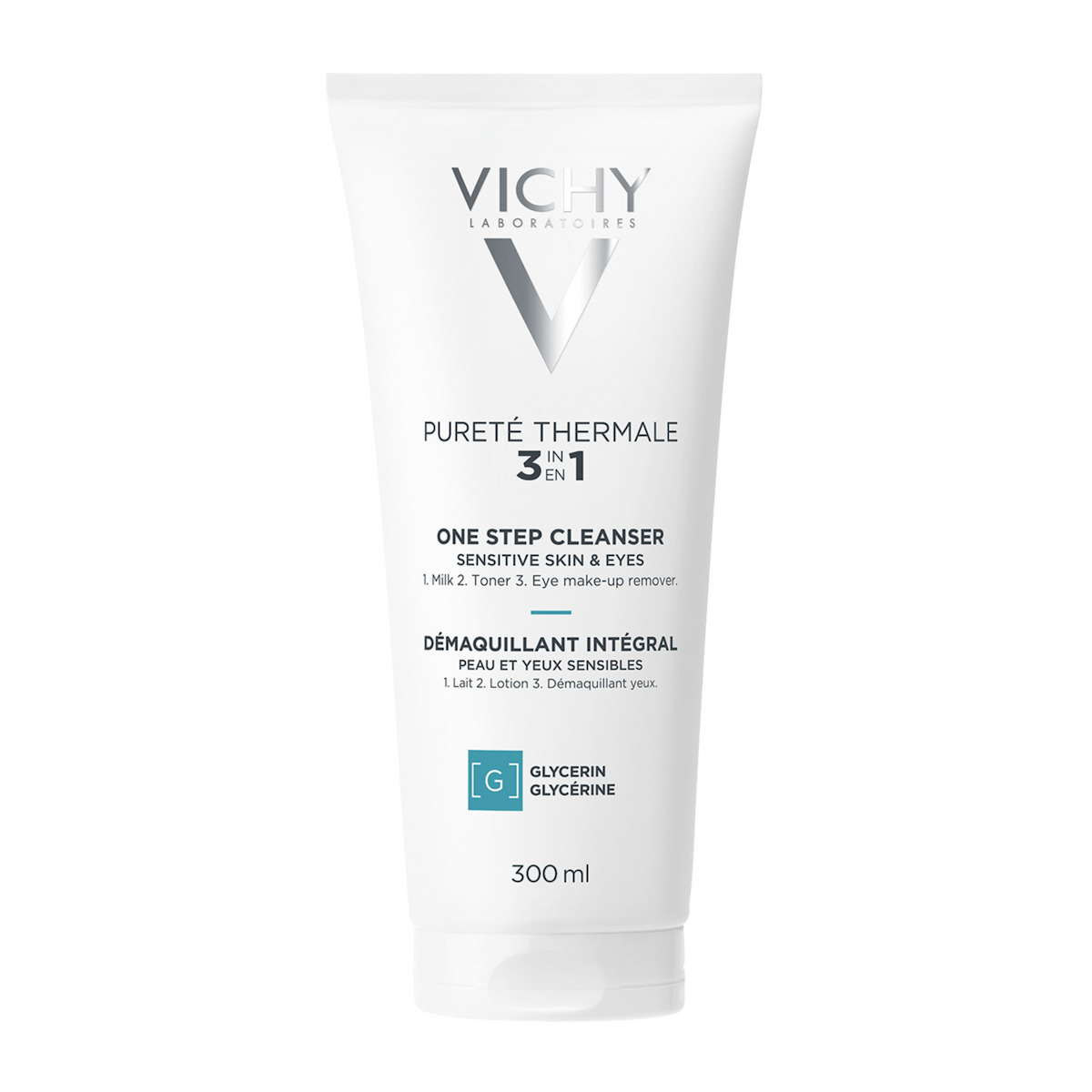 Vichy Purete Thermale 3 in 1 Γαλάκτωμα Αφαίρεσης Μακιγιάζ Προσώπου & Ματιών 300ml