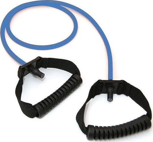 Sissel Fit-Tube Extra Strong Blue Λάστιχο Γυμναστικής Σωληνωτό Σκληρό με Λαβές Μπλε