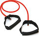 Sissel Fit-Tube Medium Red Resistance Band Gymtube Moderate with Handles Red