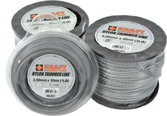 Kraft D-Star Μεσινέζα Αστεροειδής Μήκους 75m και Πάχους 3mm
