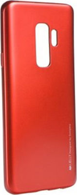 Mercury iJelly Silicone Back Cover Red (Galaxy S9)