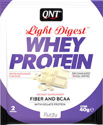 QNT Light Digest Whey Molkenprotein Glutenfrei mit Geschmack Weiße Schokolade 40gr