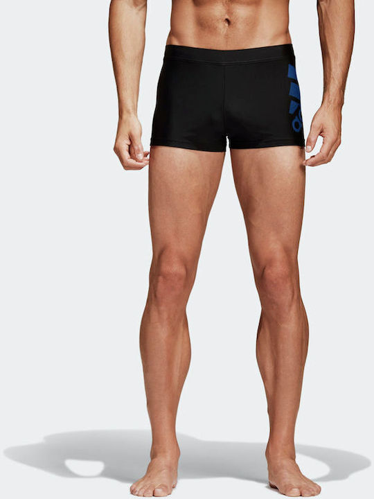 Adidas Graphic Swim Boxers Men's Swimwear Shorts Black