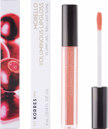 Korres Morello Voluminous Lip Gloss 12 Candy Pink 4ml