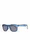 Benetton Men's Sunglasses with Blue Plastic Frame and Gray Lens BE987S 02