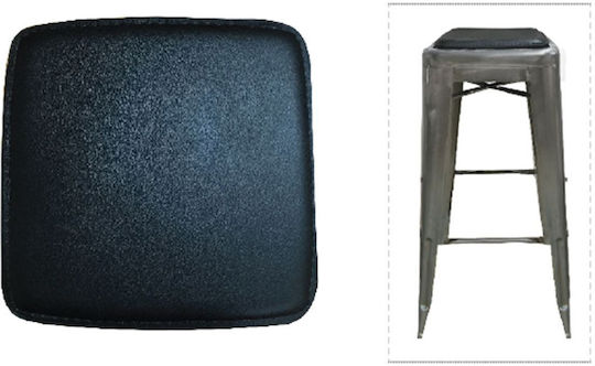 Woodwell Μαξιλάρι Καρέκλας Κήπου Relix Μαύρο 40x40εκ.
