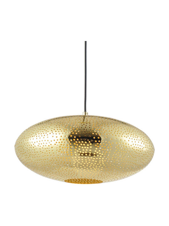 Aca Pendant Light Single-Light for Socket E27 Gold