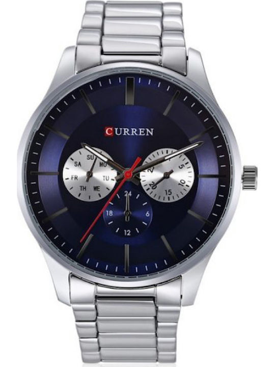 Curren Ανδρικό Ρολόι 44mm Χρονογράφος Μπαταρίας...
