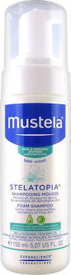 Mustela Stelatopia Foam Shampoo for Atopic Prone Skin 150ml with Pump