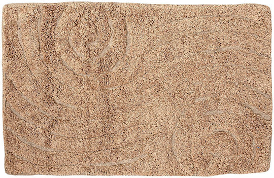 Estia Πατάκι Μπάνιου Βαμβακερό Maze 02-4248 Beige 50x80εκ.