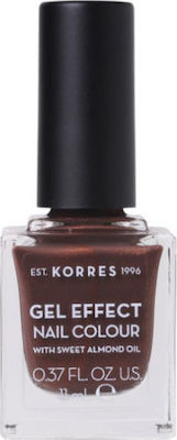 Korres Gel Effect Gloss Βερνίκι Νυχιών Μακράς Διαρκείας 61 Seashell 11ml