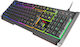 Genesis Rhod 400 RGB Tastatură de Gaming cu iluminare RGB Negru