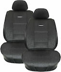 Guard Polyester Seat Covers Set 2pcs Bossi Monza Black