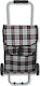 Stoff Einkaufswagen Mehrfarbig 33x25x96cm