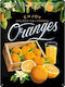 Nostalgic Art Sign Wall Decor made of Metallic Oranges