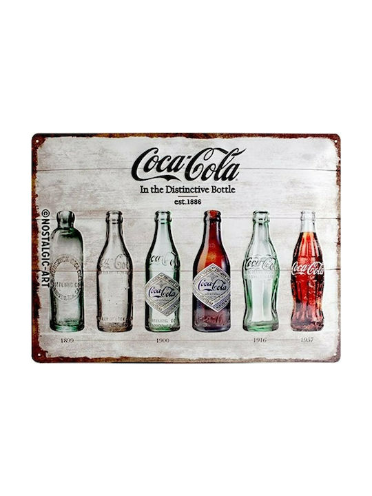 Nostalgic Art Semnează de Perete din Metal Coca-cola Bottle 40x1x30cm 1pcs