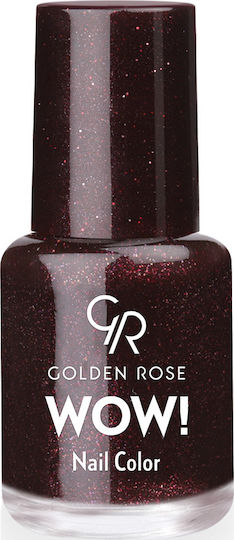 Golden Rose Wow! Лак за Нокти Червен 6мл