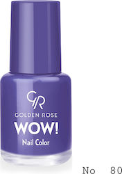 Golden Rose Wow Lac De Unghii Violet Lucios 6ml