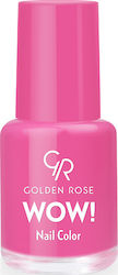 Golden Rose Wow Lac De Unghii Roz Lucios 6ml