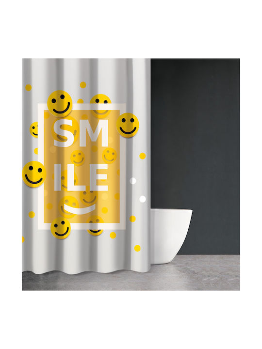 Saint Clair 516 Shower Curtain 180x200cm Yellow
