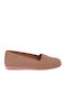 Aerosoles Mr Softee Leather Women's Moccasins in Pink Color