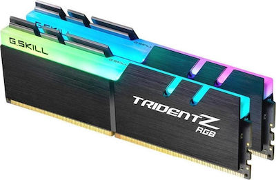 G.Skill TridentZ RGB 32GB DDR4 RAM με 2 Modules (2x16GB) και Ταχύτητα 3866 για Desktop