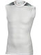 adidas Techfit Base Мъжка термо без ръкави Компресия Бял