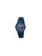 Q&Q Battery Watch with Rubber Strap Blue VR94J007