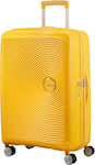 American Tourister Soundbox Spinner 4 Gelb mit 4 Räder Höhe 67cm