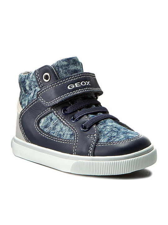 Geox Kids Sneakers High Anatomic Navy Blue