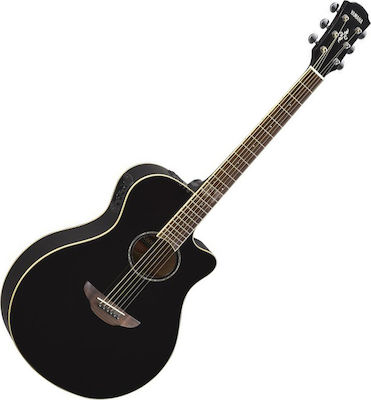 Yamaha Semi-acustic Chitară APX-600 Chitare acustice cu decupaj G010.00284 Negru