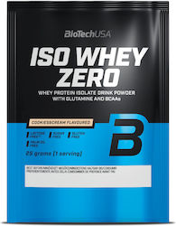 Biotech USA Iso Whey Zero Πρωτεΐνη Ορού Γάλακτος Χωρίς Γλουτένη & Λακτόζη με Γεύση Cookies & Cream 25gr